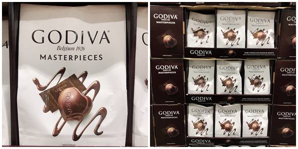 COSTCO好市多必買推薦GODIVA心型黑巧克力