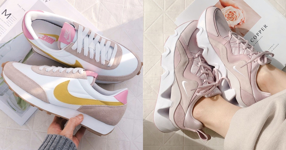 Nike粉色球鞋